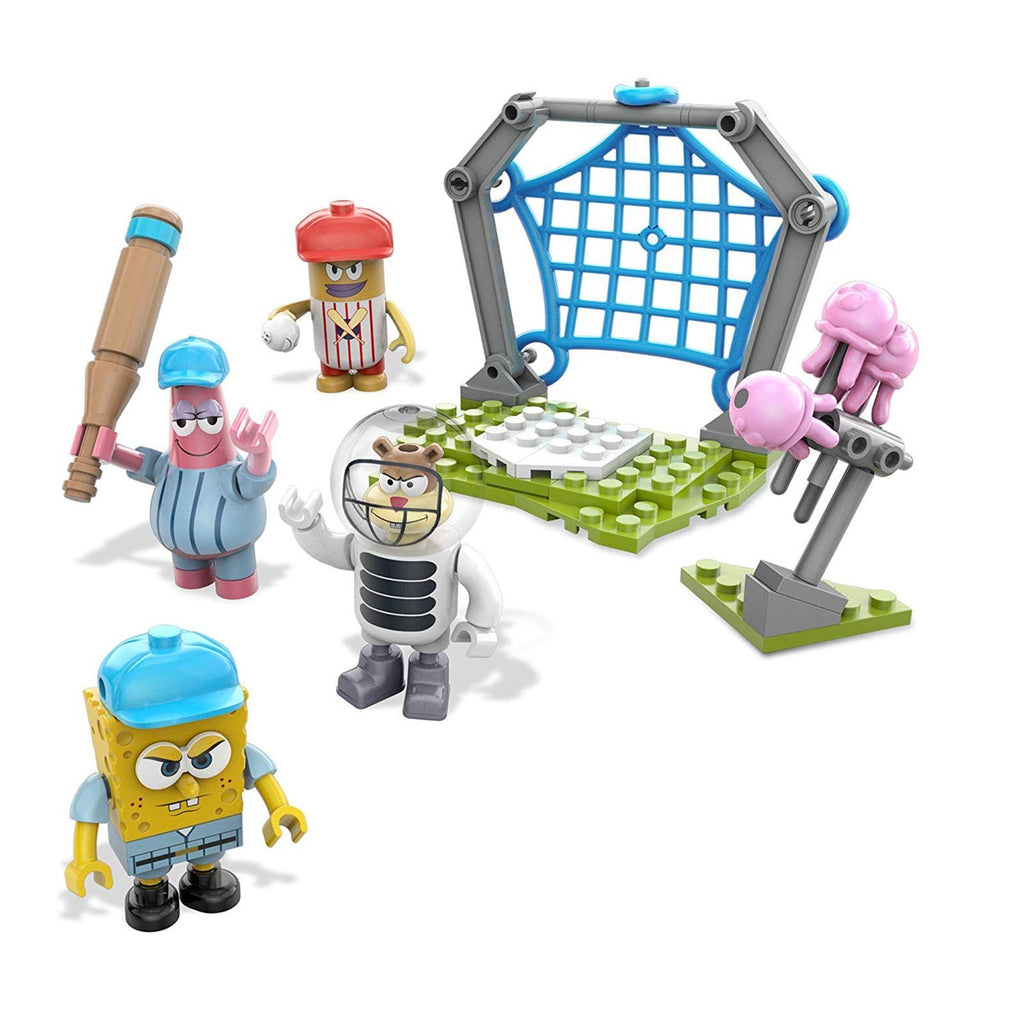 Mega Bloks Spongebob Squarepants Jellyfish Baseball Building Set - Radar Toys