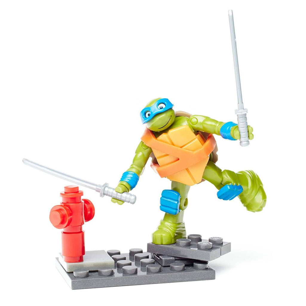 Mega Bloks Teenage Mutant Nina Turtles Leo Katana Swat Building Set - Radar Toys