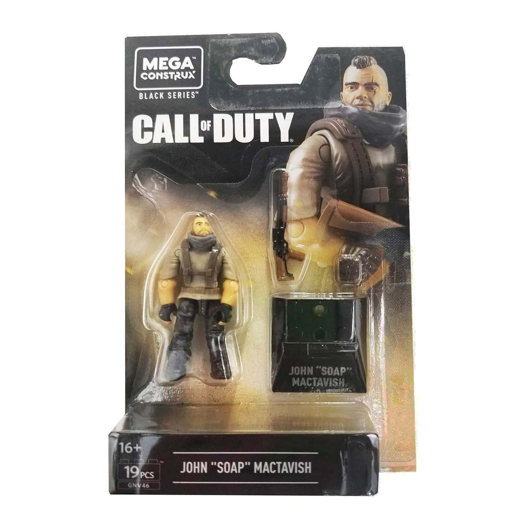 Mega Construx Call of Duty Black Series John Soap Mactavish Building Set - Radar Toys