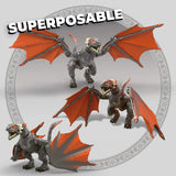 Mega Construx Game Of Thrones Black Series Drogon Building Set - Radar Toys