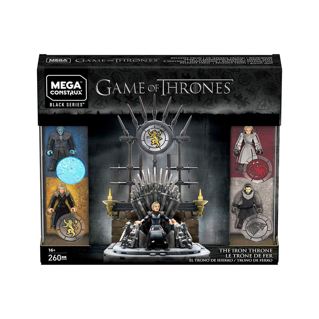 Mega Construx Game Of Thrones Black Series The Iron Throne Building Set - Radar Toys