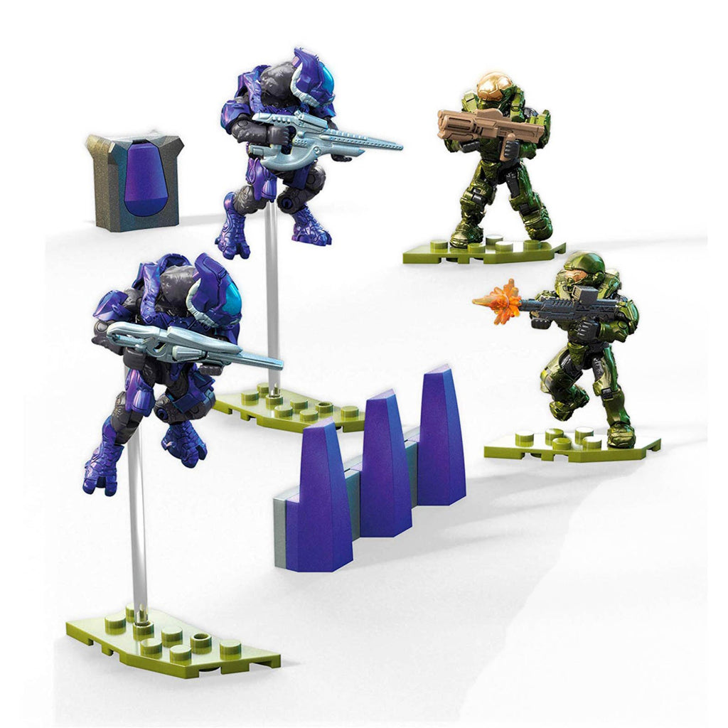Mega Construx Halo Pro Builders Spartan-IV Team Battle Building Set - Radar Toys