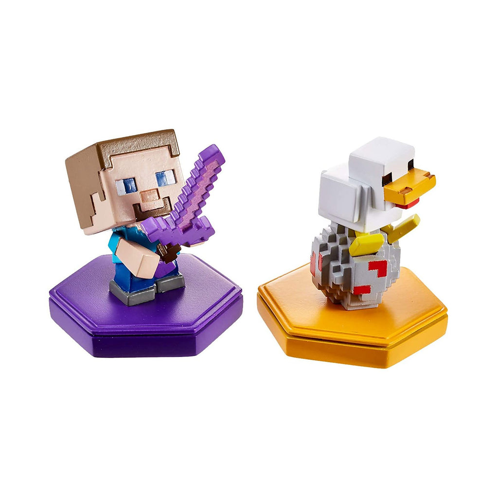 Mega Construx Minecraft Earth Boost Attacking Steve Spawning Chicken Set - Radar Toys