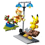 Mega Construx Pokemon Chimchar Vs Pikachu Building Set - Radar Toys