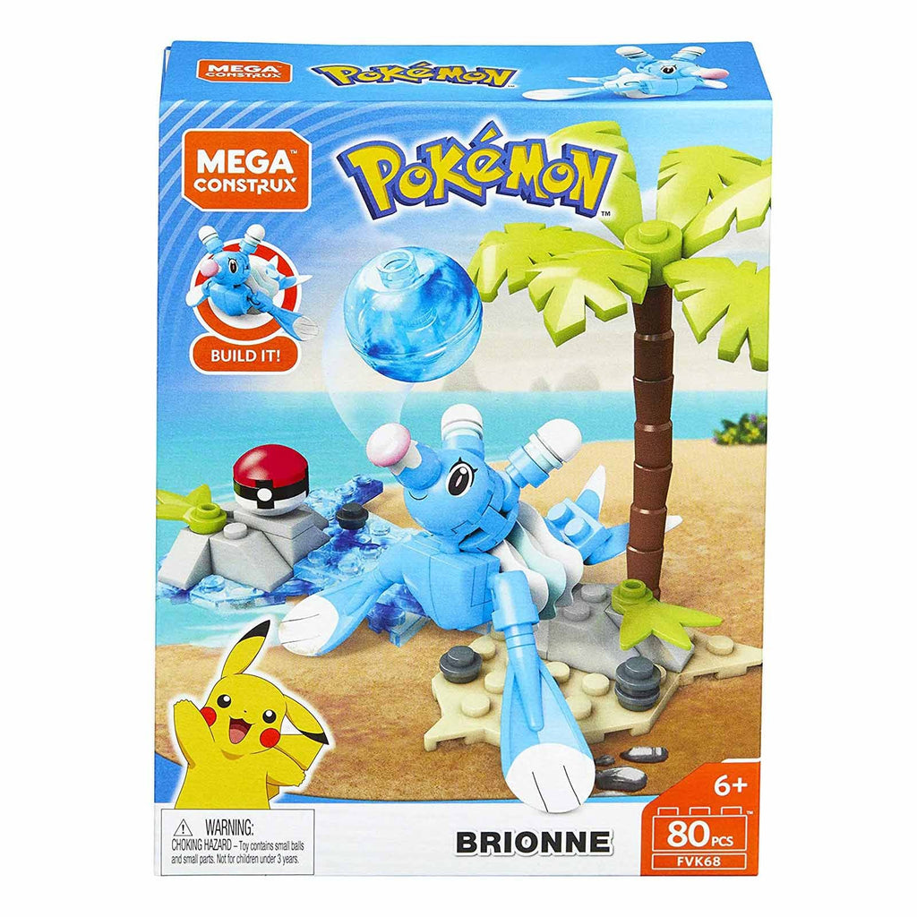 Mega Construx Pokemon Evolution Brionne Building Set - Radar Toys