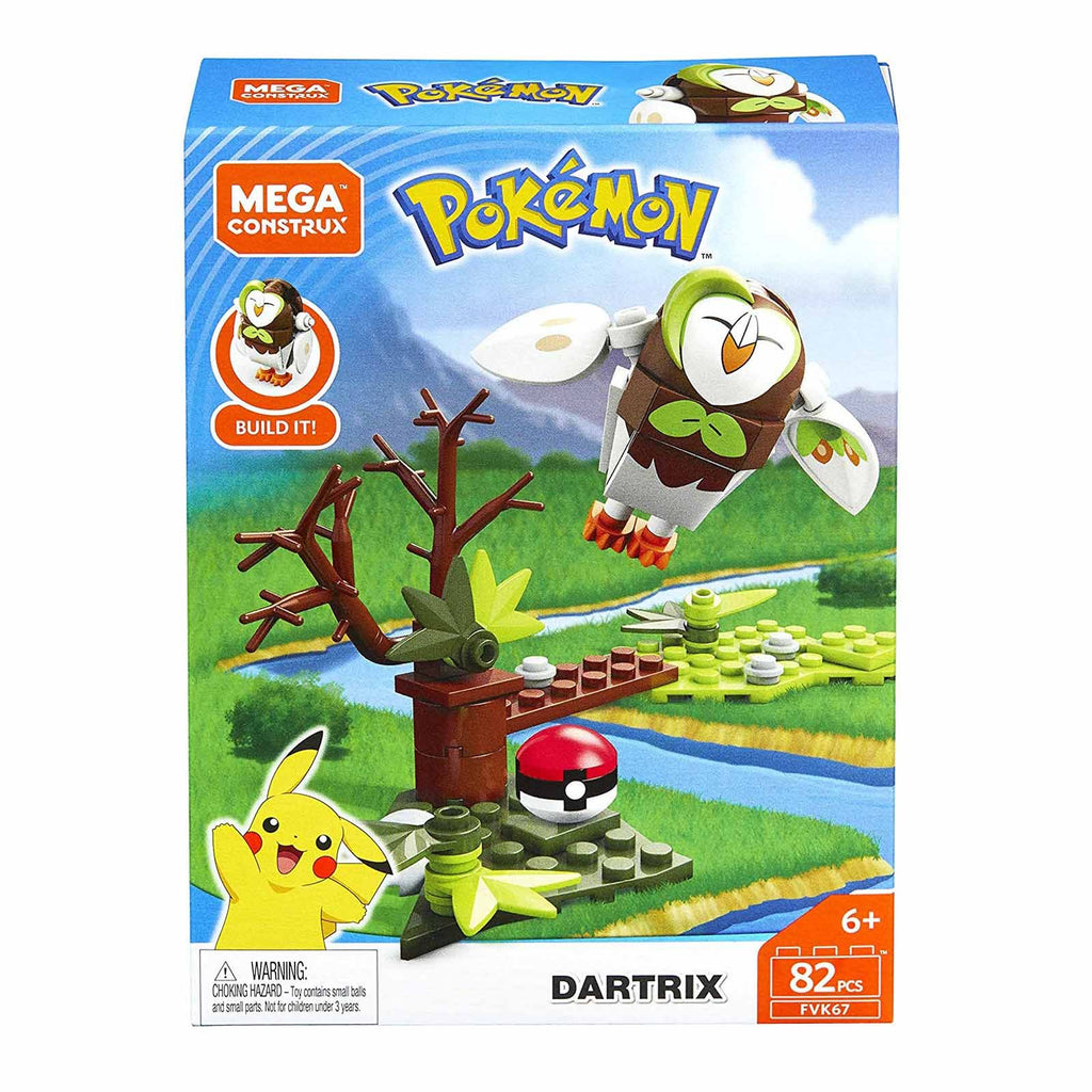 Mega Construx Pokemon Evolution Dartrix Building Set - Radar Toys