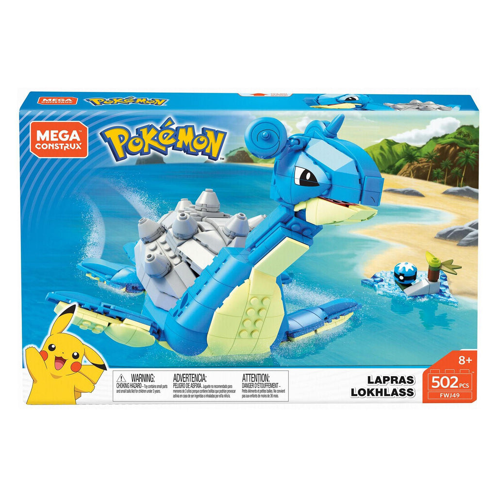 Mega Construx Pokemon Lapras Lokhlass Building Set - Radar Toys
