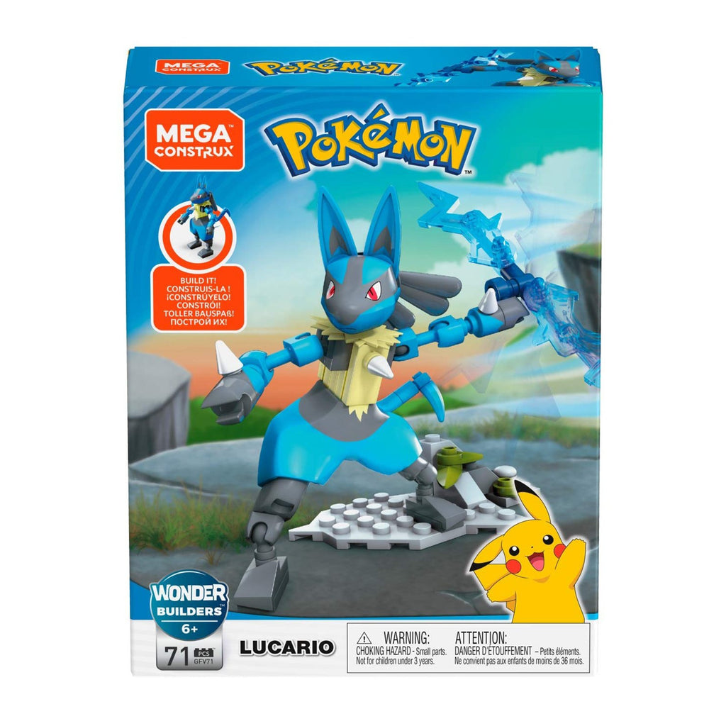 Mega Construx Pokemon Lucario Building Set - Radar Toys