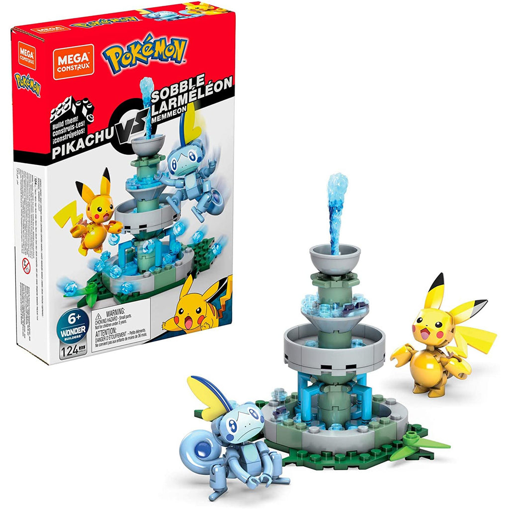 Mega Construx Pokemon Pikachu Vs Sobble Building Set - Radar Toys