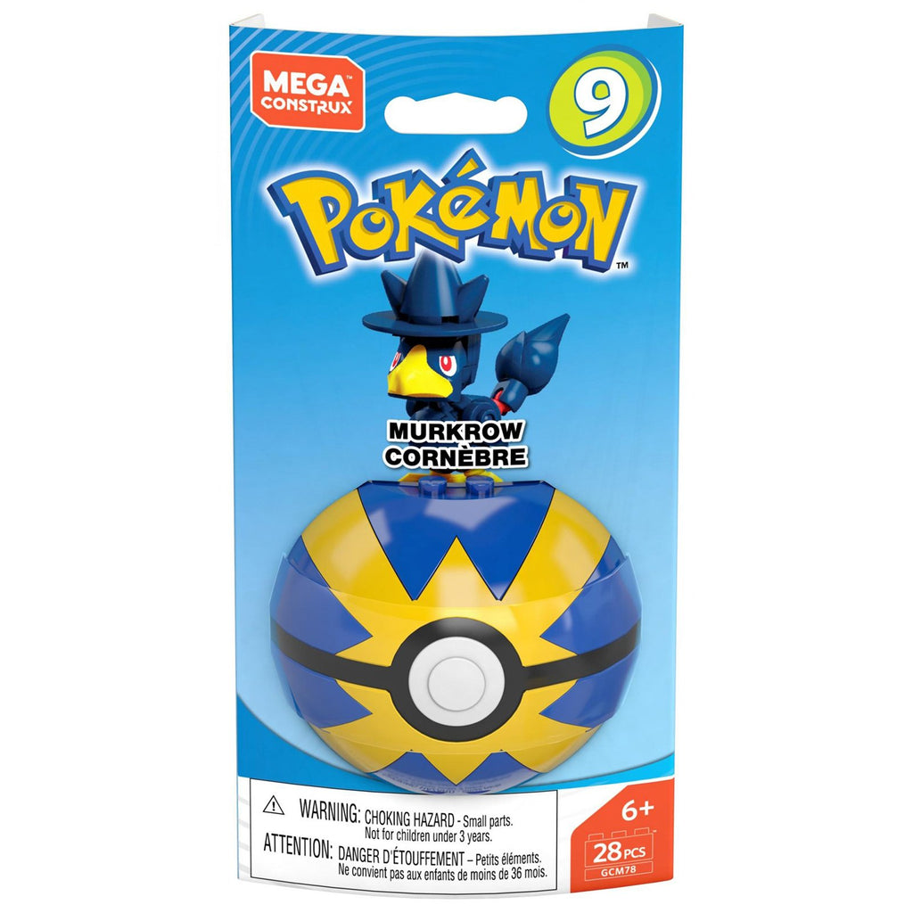 Pokemon Murkrow Poke Ball Building Set - Radar Toys