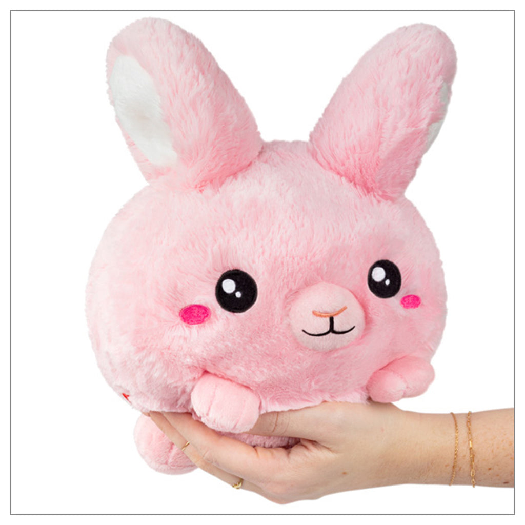 Squishable Mini Fluffy Bunny Pink 7 Inch Plush Figure