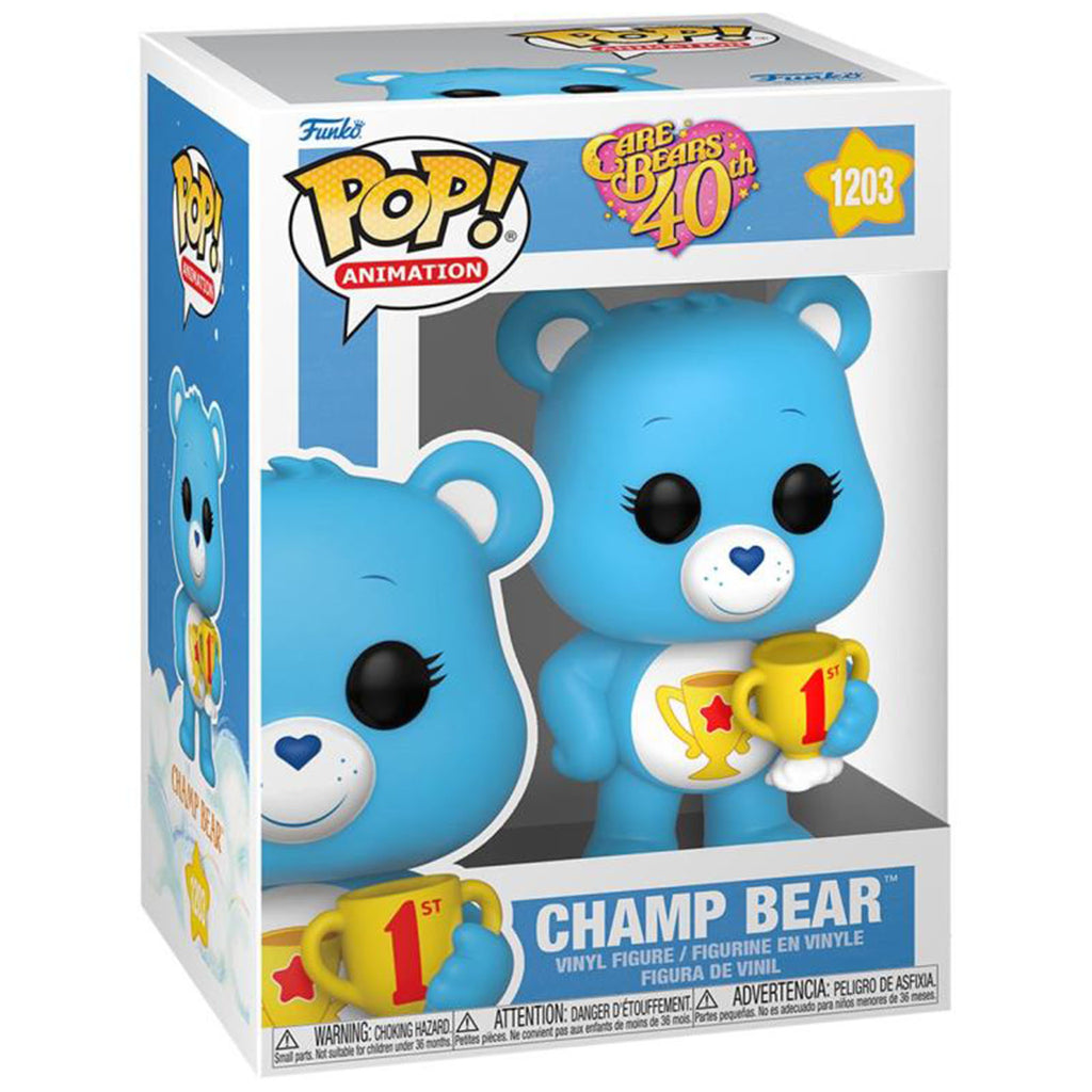 Funko Care Bears 40th Anniversary POP Champ Bear Figure