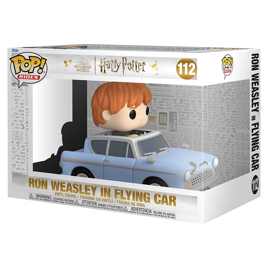 Funko Deluxe Harry Potter POP Ron Weasley In Flying Car Set