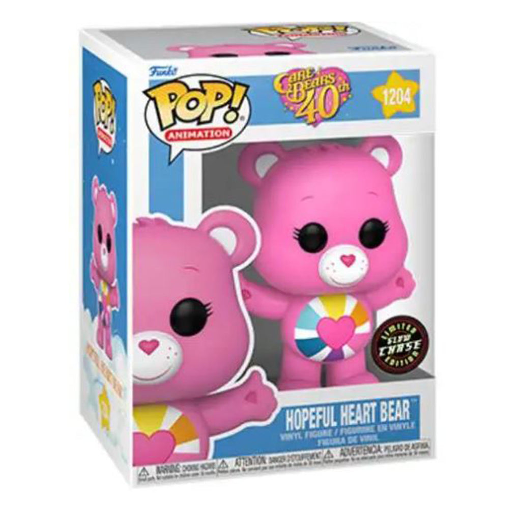 Funko Care Bears 40th Anniversary POP Hopeful Heart Bear Figure CHASE