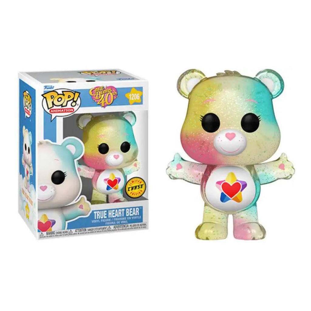 Funko Care Bears 40th Anniversary POP True Heart Bear Figure CHASE