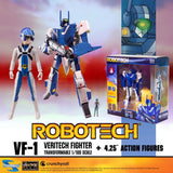 Tonami Robotech Max Sterling's VF-1J Veritech Fighter 4.25 Inch Figure - Radar Toys