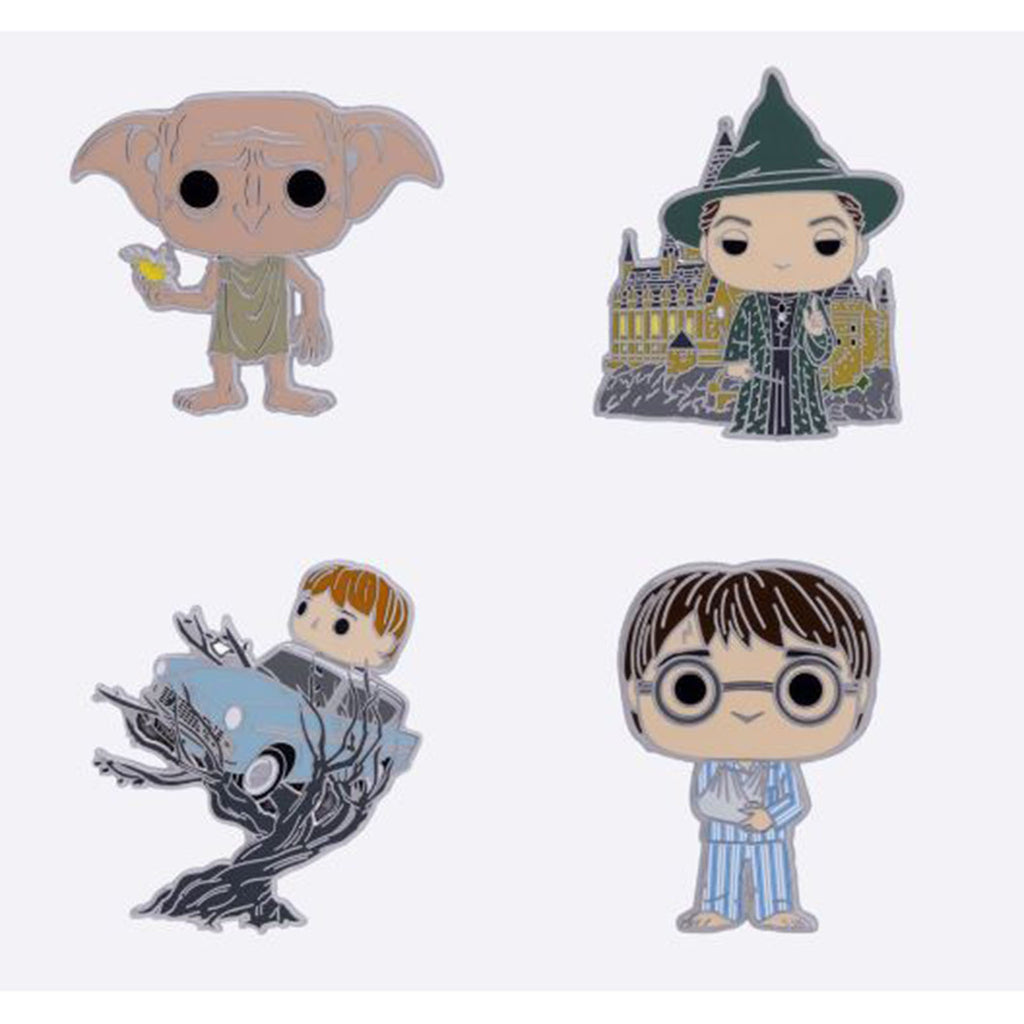 Funko Harry Potter Anniversary 4 Pack Pin Set