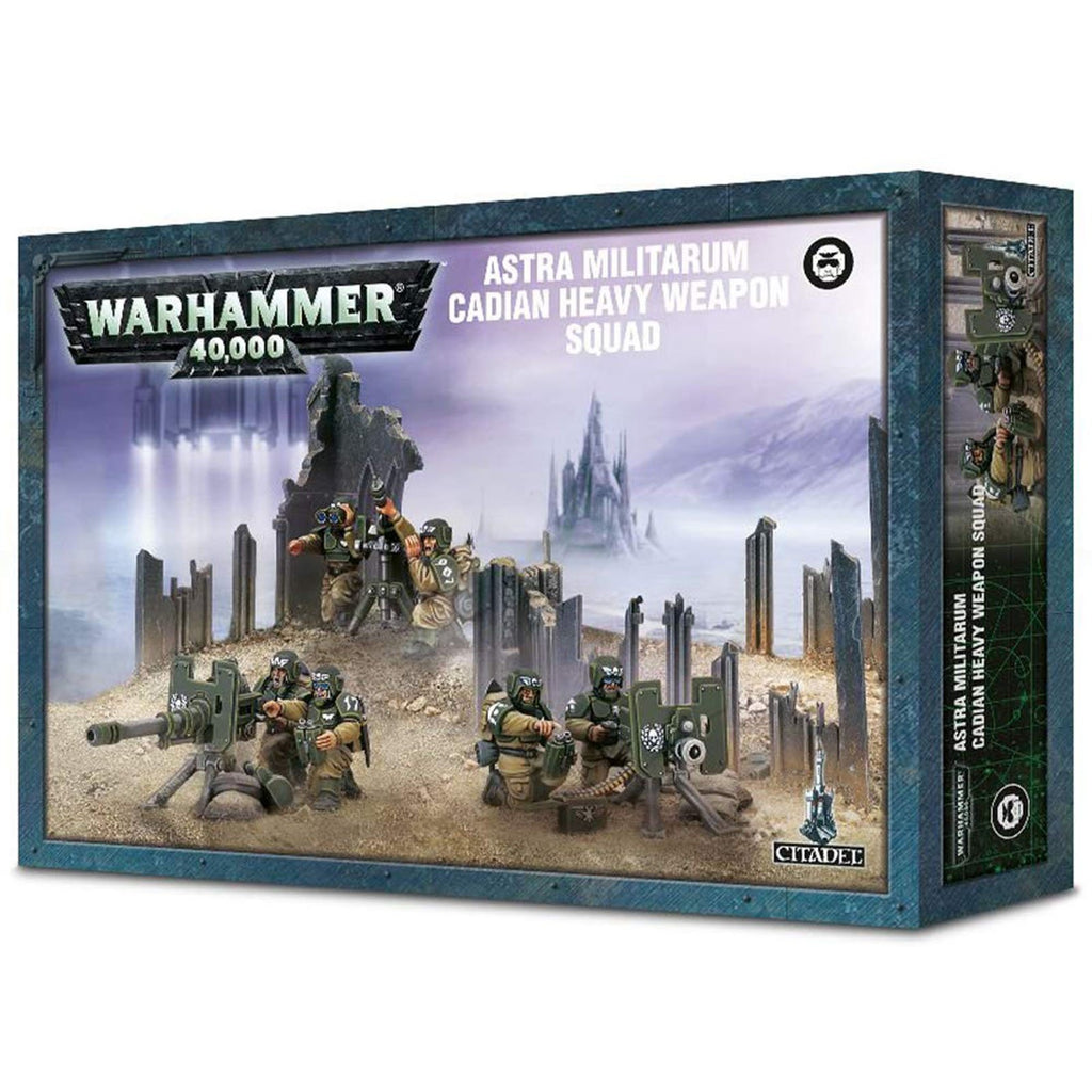 Warhammer 40,000 Citadel Astra Militarum Cadian Heavy Weapon Squad Set - Radar Toys
