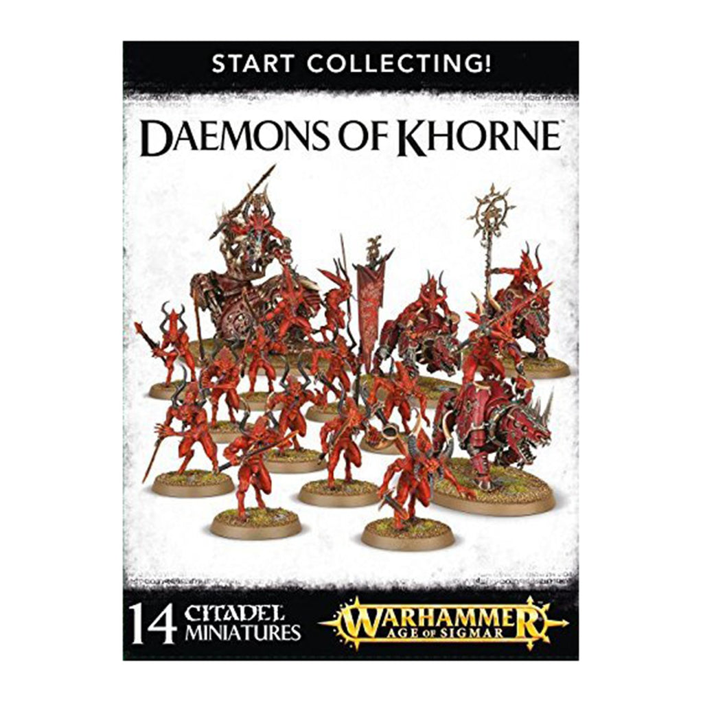 Warhammer Age Of Sigmar Daemons Of Khorne Start Collecting Set - Radar Toys