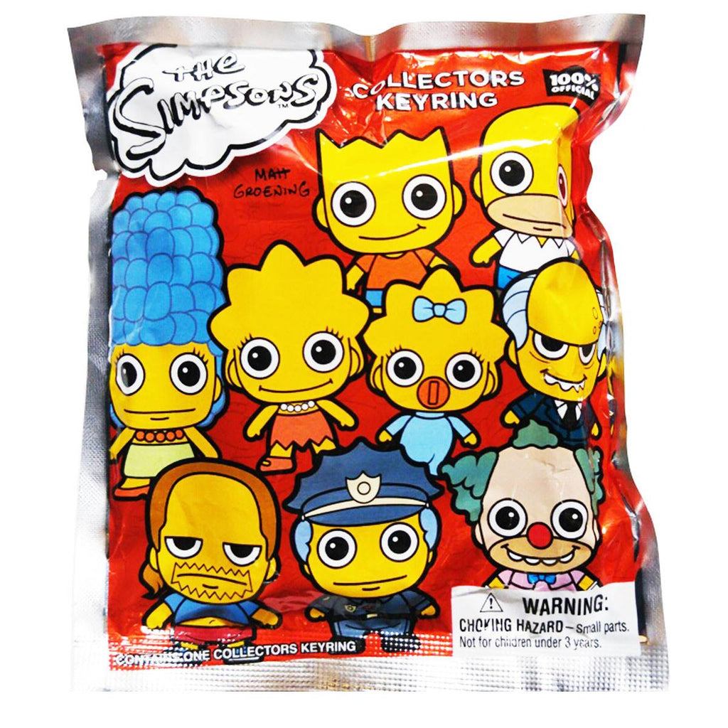 Simpsons Series 1 Blind Bag Figure Keychain - Radar Toys
