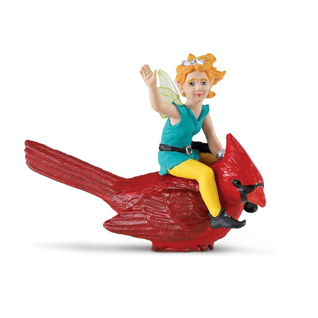 Lucy On A Cardinal Set Fairy Fantasies Figure Safari Ltd - Radar Toys
