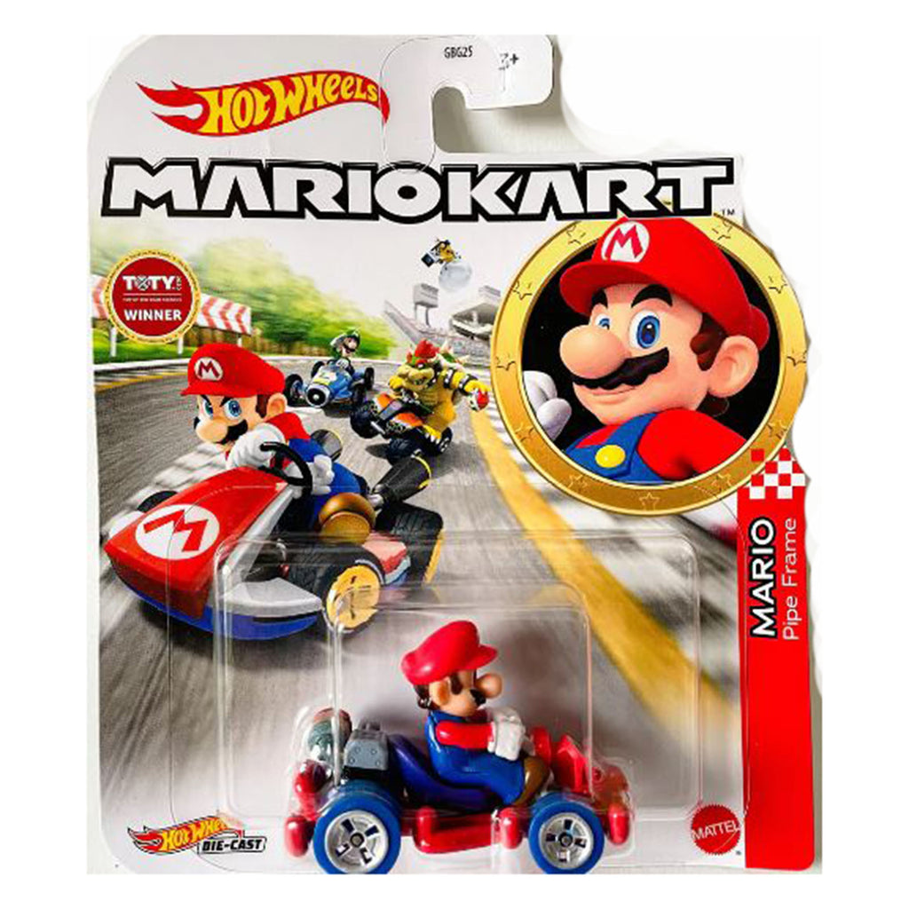 Hot Wheels Mario Kart Mario Pipe Frame Kart - Radar Toys