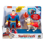 Fisher Price DC League Of Superpets Superman And Krypto Figure - Radar Toys