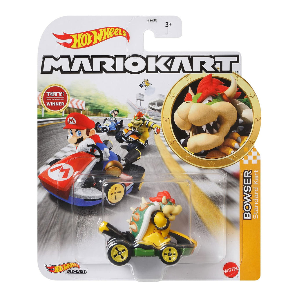 Hot Wheels Mario Kart Bowser Standard Kart - Radar Toys