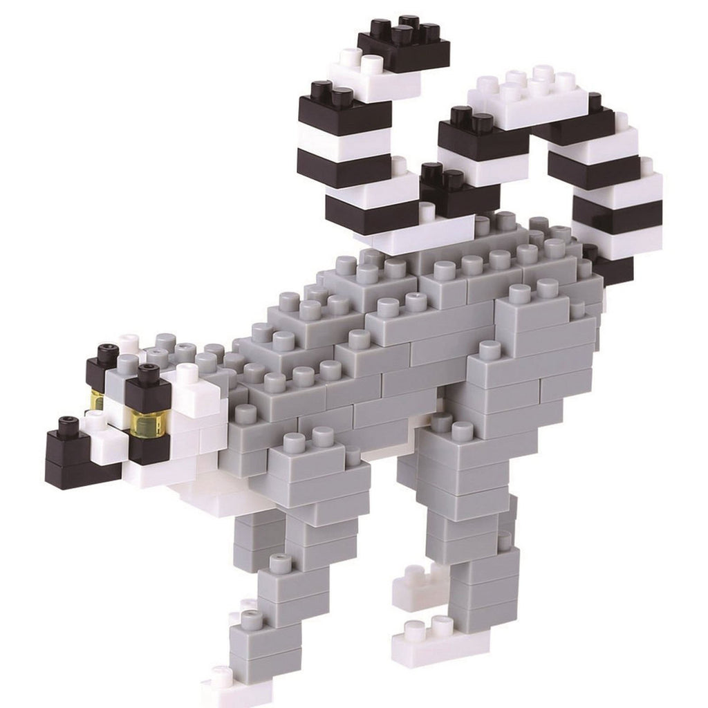 Nanoblock Ring Tailed Lemur Building Set - Radar Toys