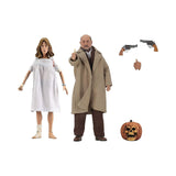 NECA Halloween 2 Dr. Loomis & Laurie Strode 8 Inch Clothed Figure Set - Radar Toys