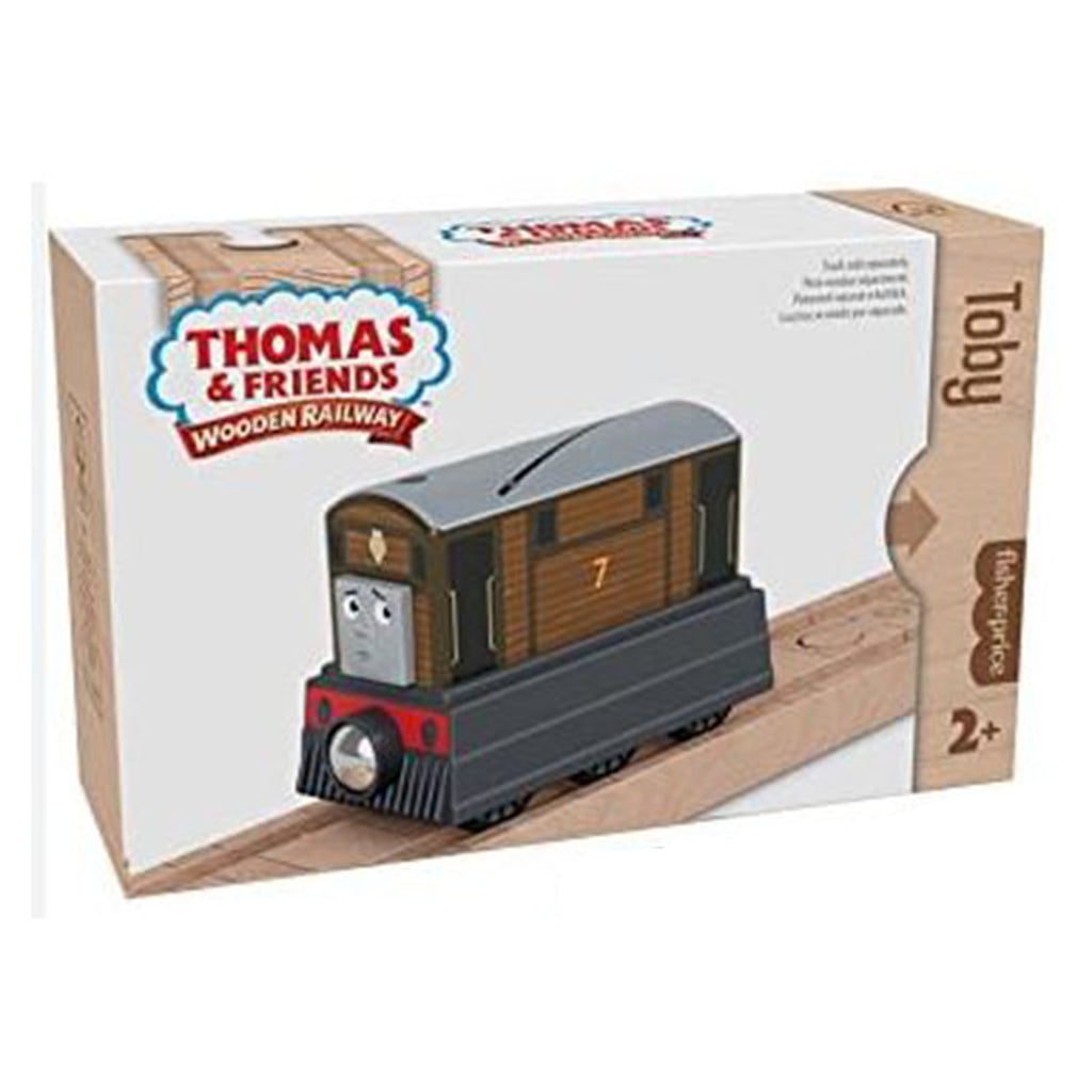 Fisher Price Thomas And Friends Wooden Railway Toby Train