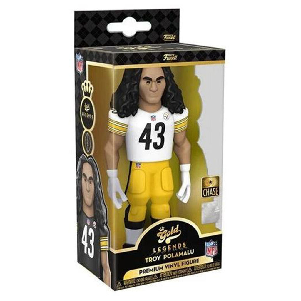 Funko NFL Gold Troy Polamalu Vinyl Figure CHASE