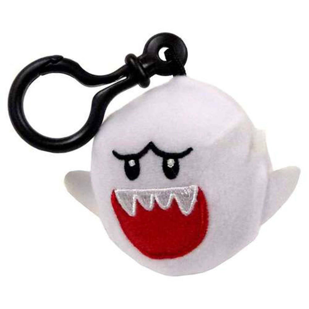 Super Mario World Of Nintendo Boo Clip On Plush Figure - Radar Toys