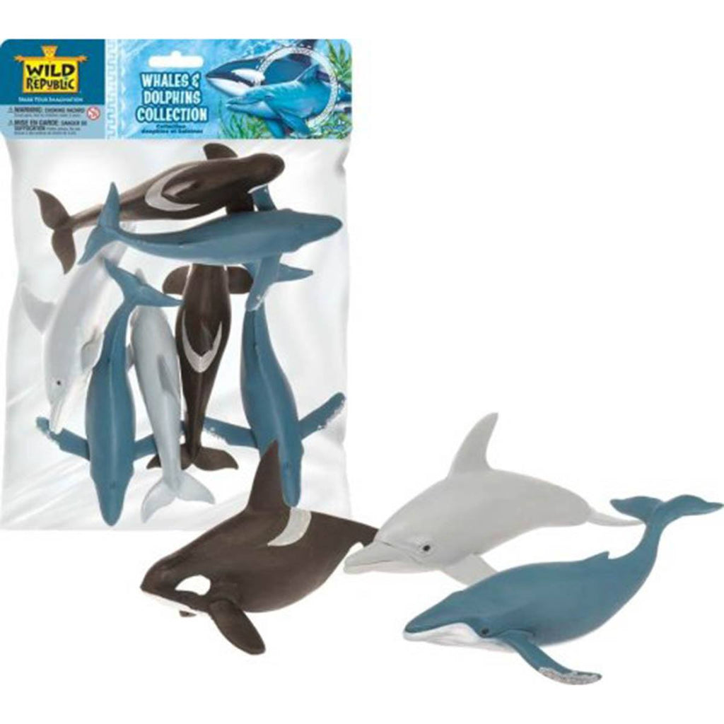 Polybag Of Whale And Dolphin Figurines - Radar Toys