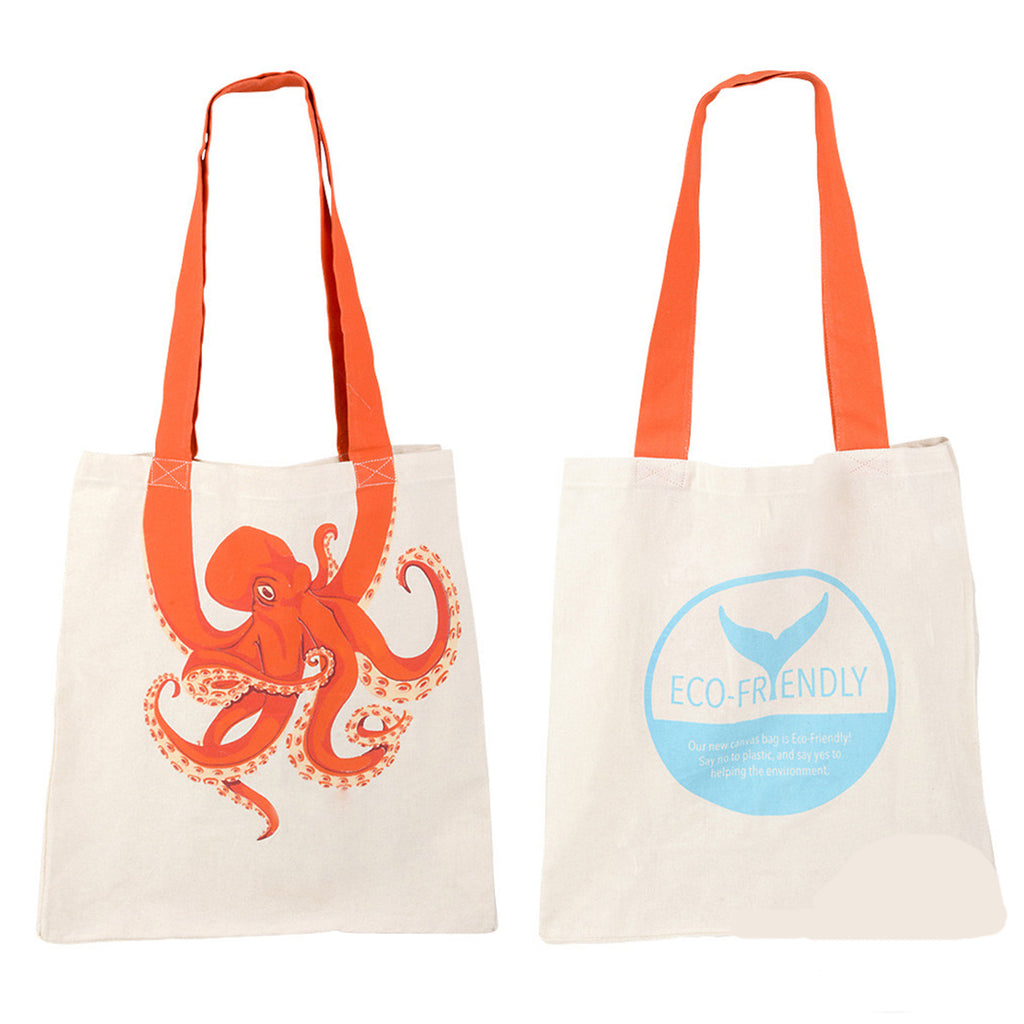 Octopus Tail Eco-Friendly Canvas 16 Inch Bag - Radar Toys
