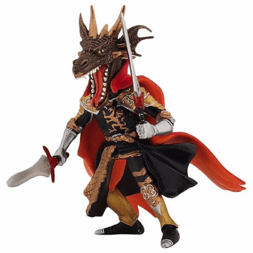 Papo Fire Dragon Man Fantasy Figure 38972