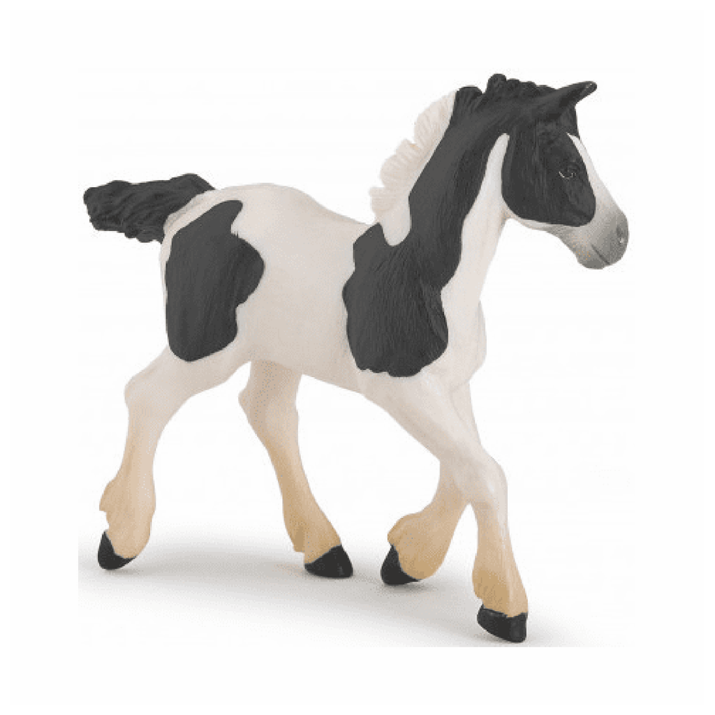 Papo Black Piebald Cob Foal Animal Figure 51508 - Radar Toys