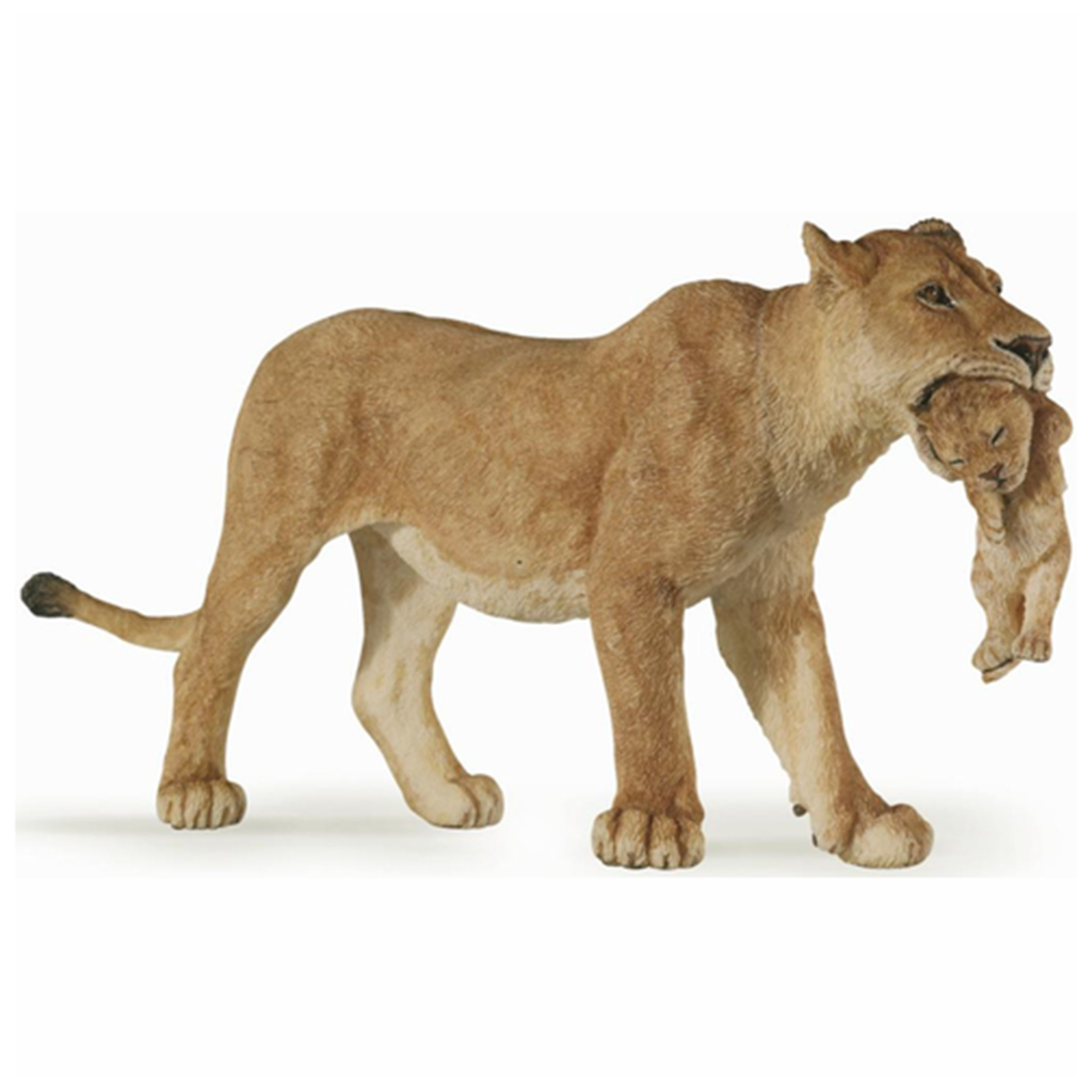Papo Lioness With Cub Animal Figure 50043