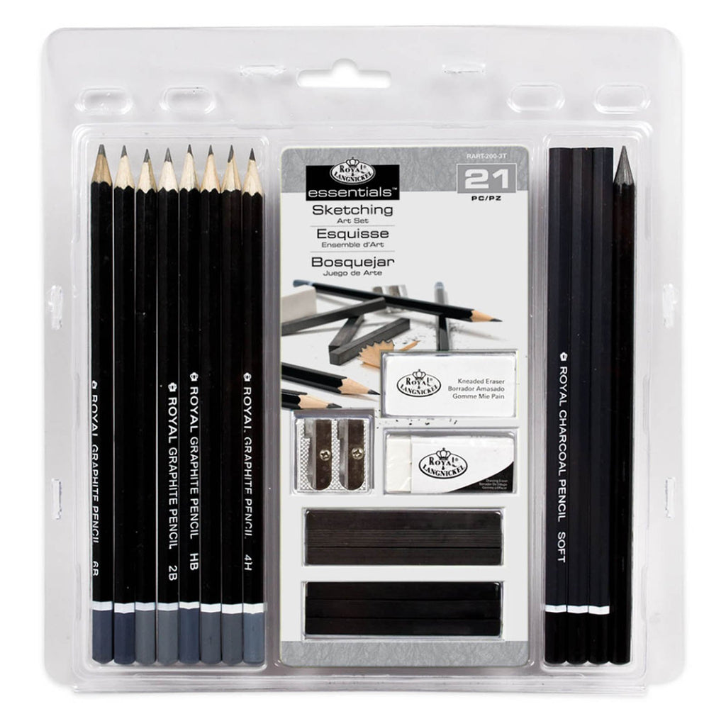 Royal Brush Essentials Sketching 21 Piece Art Set RART-200 - Radar Toys