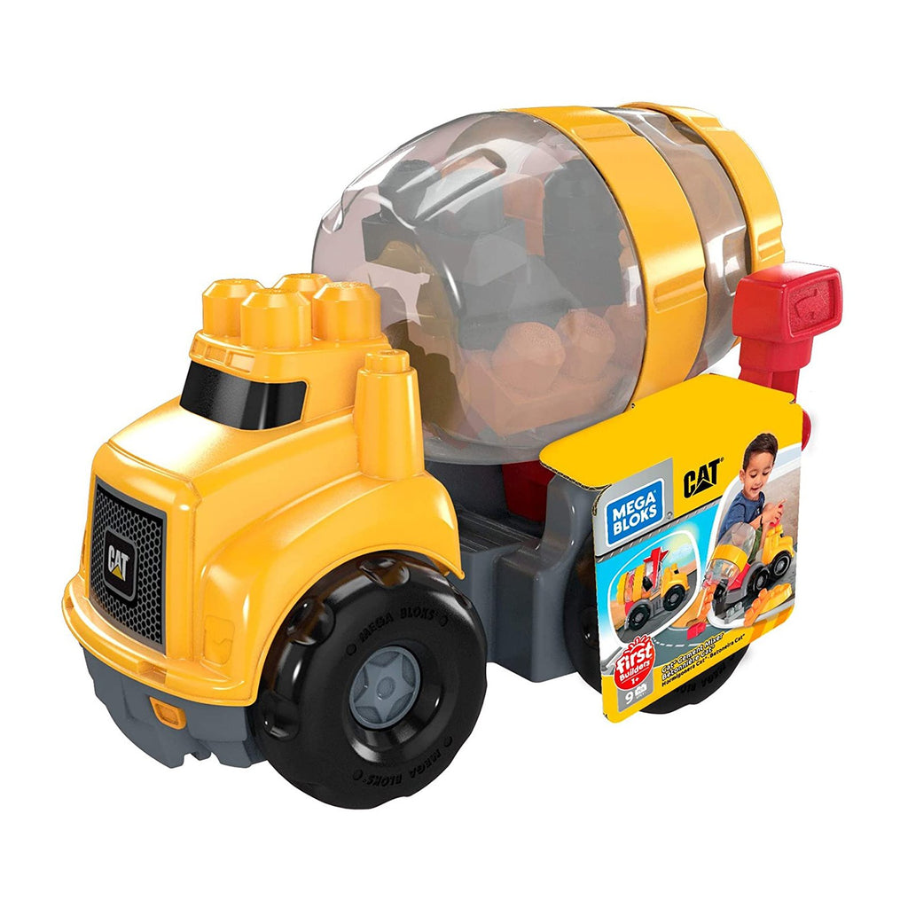Mega Bloks First Builders Cat Cement Mixer Set