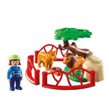 Playmobil 123 Lion Enclosure Building Set 9378 - Radar Toys