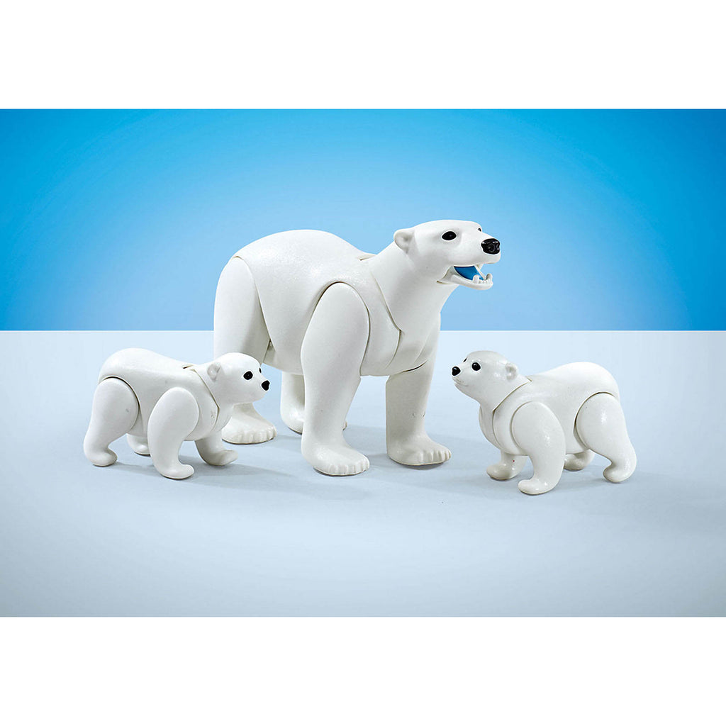 Playmobil Add-On Polar Bear Family Building Set 9833 - Radar Toys