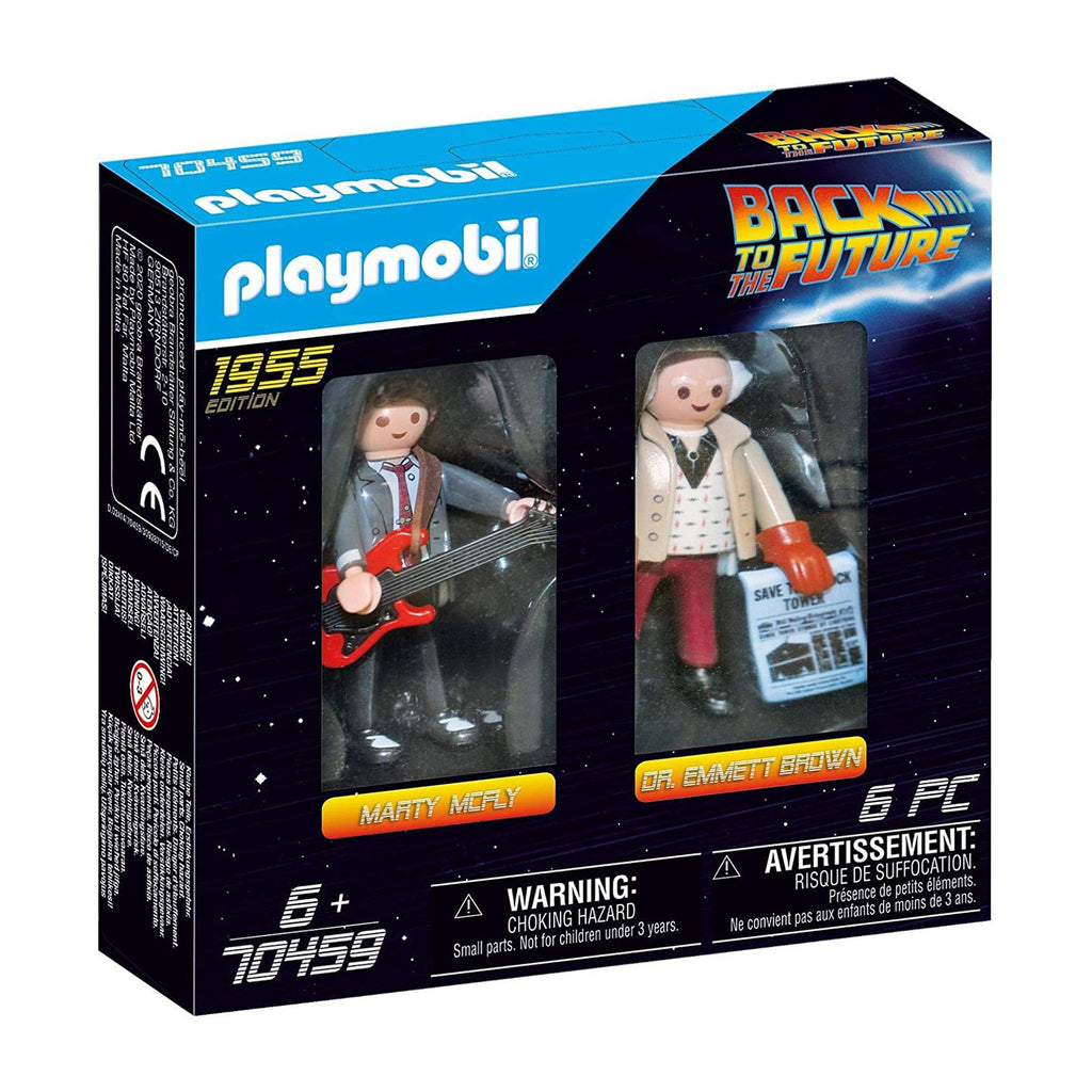 Playmobil Back The Future Marty And Emmett 1955 Figure Building Set - Radar Toys