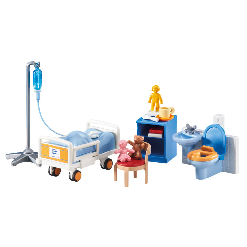 Playmobil Child Hospital Room Building Set 6444 - Radar Toys