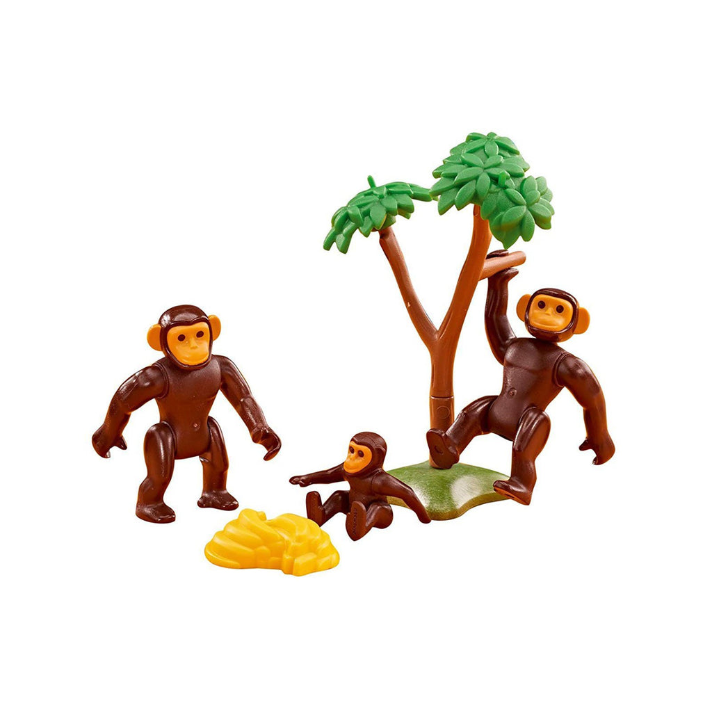 Playmobil Chimpanzee Family Building Set 6542 - Radar Toys