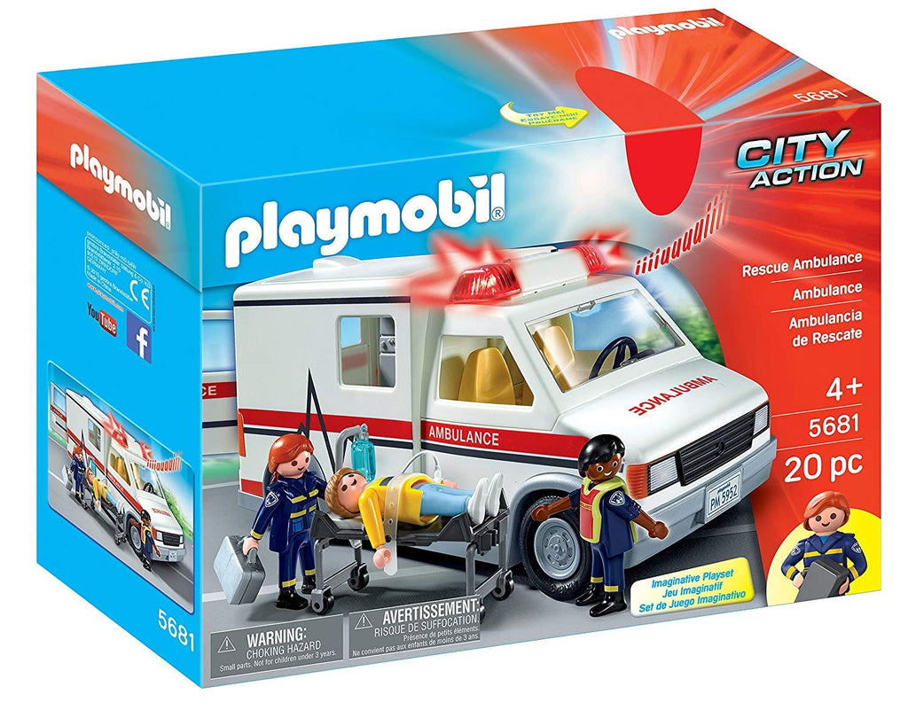 Playmobil City Action Ambulance Building Set 5681 - Radar Toys