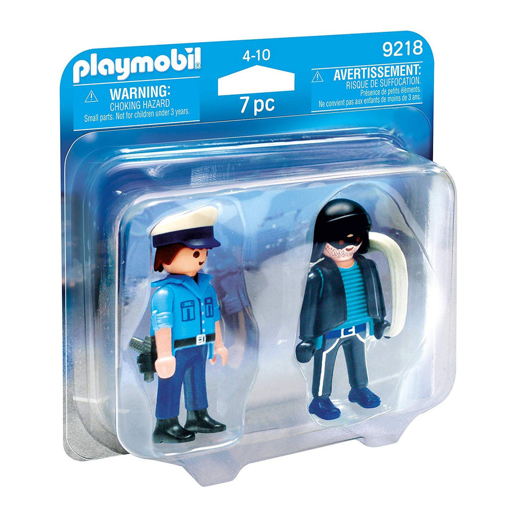 Playmobil City Action Policeman and Burglar Building Set 9218 - Radar Toys