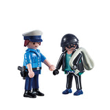 Playmobil City Action Policeman and Burglar Building Set 9218 - Radar Toys
