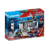 Playmobil City Action Take Along Tactical Unit Headquarters Building Set 70338 - Radar Toys