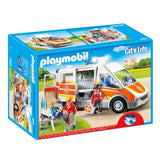 Playmobil City Life Ambulance With Lights And Sounds Building Set 6685 - Radar Toys